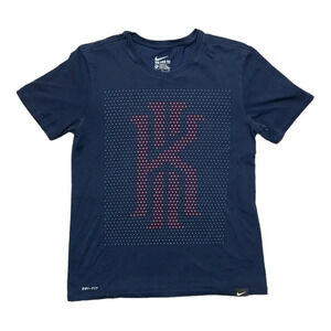 Men’s Nike KD Blue Tee With Stars &‎ Dots Size Medium